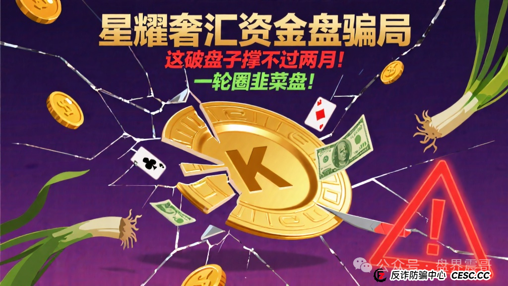星耀奢汇资金盘骗局,这破盘子撑不过两月!一轮全韭菜盘! 星耀奢汇资金盘骗局,这破盘子撑不过两月!一轮全韭菜盘!