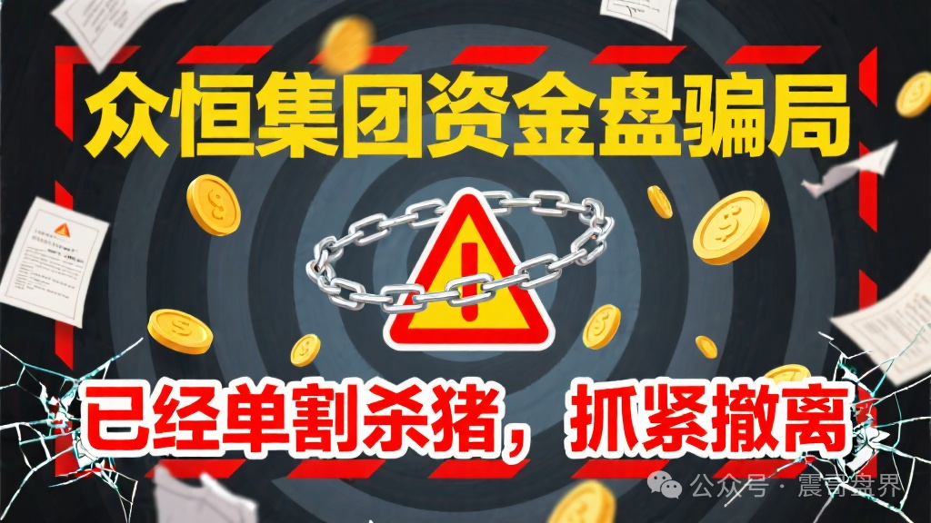 众恒集团资金盘骗局，已经单割杀猪，抓紧撤离
