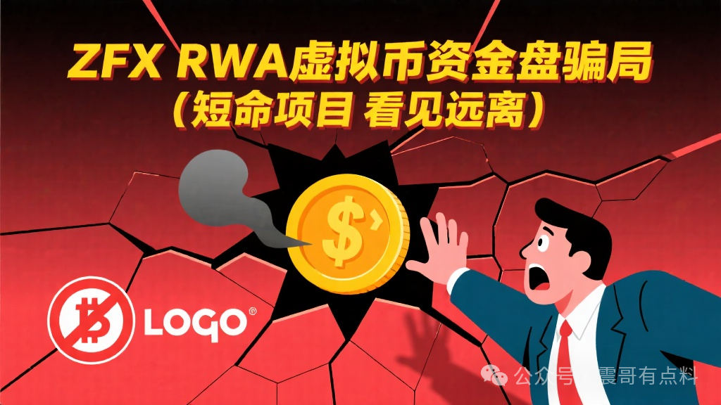 ZFX RWA虚拟币资金盘骗局，短命项目，看见远离