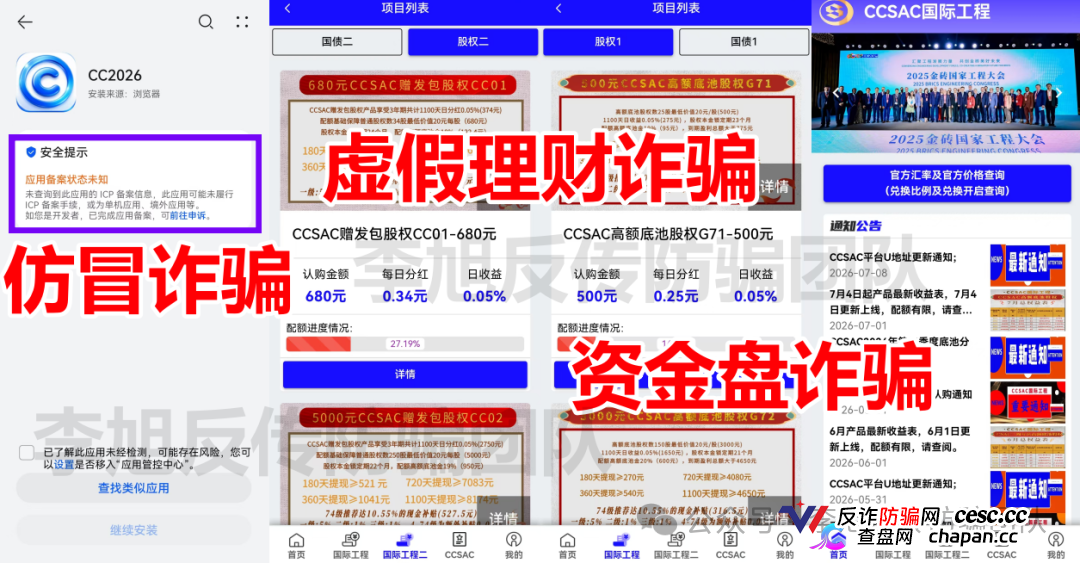 央企三发声明、宜宾上万参与者、49万次下载——CC2026换了四个名字，却换不掉传销+洗钱的罪证