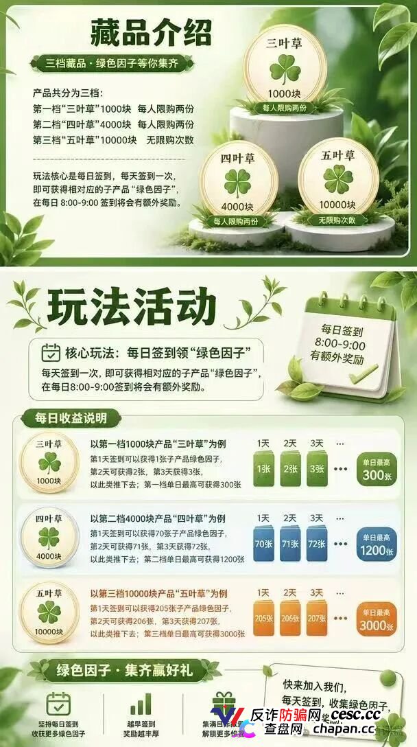 查无此“藏品”——绿色空间的四级团队+合成玩法+赎回陷阱，一套完整的数藏传销收割流水线
