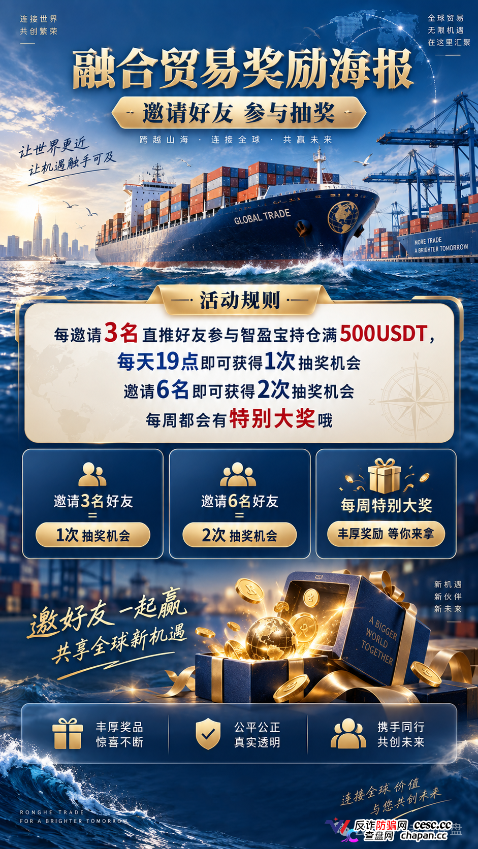 紧急预警|融合贸易Convergence日息0.8%,USDT入金,拉人头抽奖,典型庞氏资金盘(4) 紧急预警|融合贸易Convergence日息0.8%,USDT入金,拉人头抽奖,典型庞氏资金盘(4)