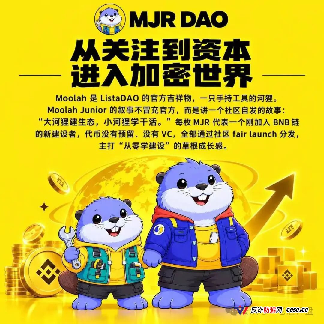 警惕MJR穆拉小跟班:包装IP叙事的链上高风险币种骗局!(1) 警惕MJR穆拉小跟班:包装IP叙事的链上高风险币种骗局!(1)
