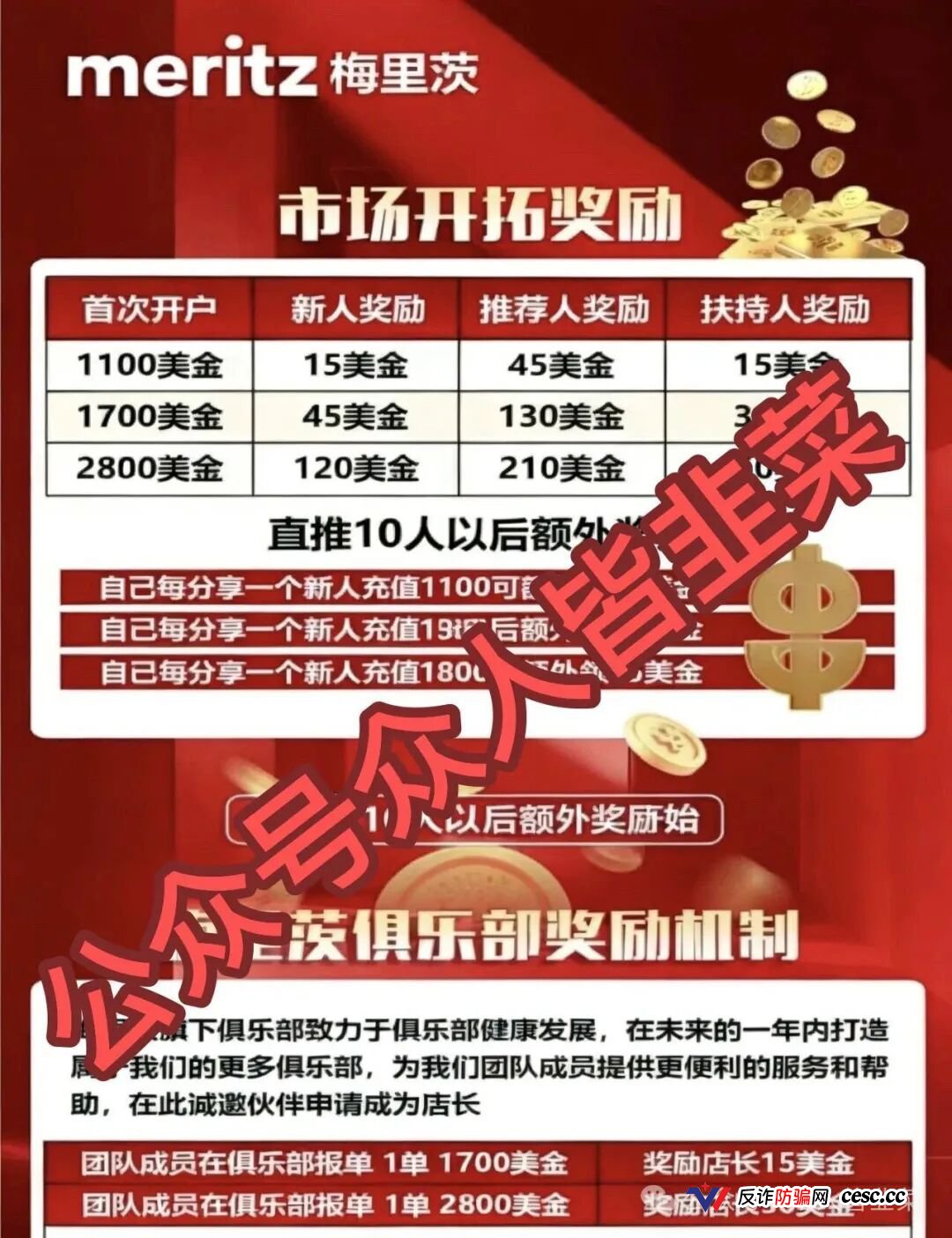 梅里茨资本攀智资本原班人马换壳，不拉人就封号，日息2%跟单盘已到大